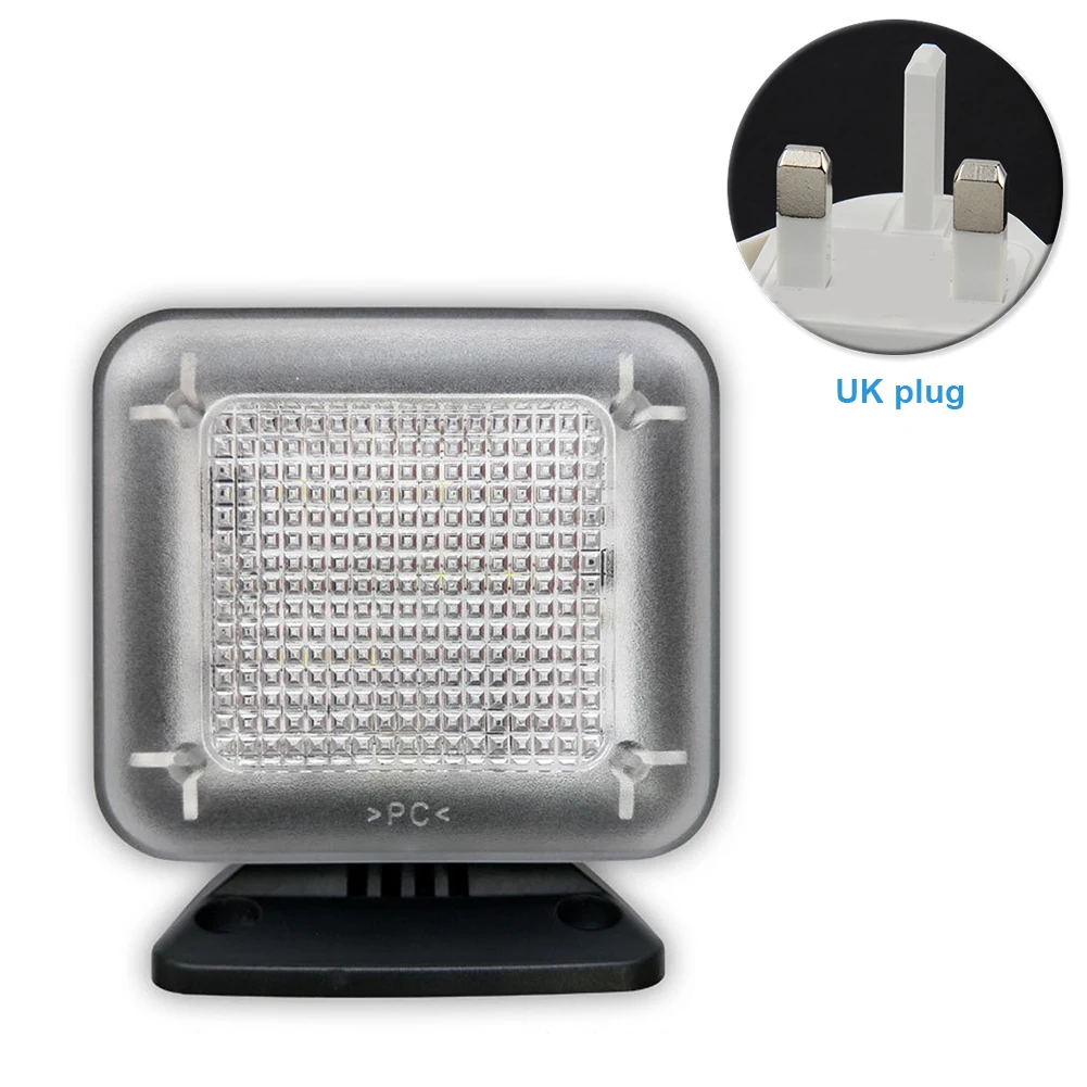 UK Plug ТВ симулятор светодиодный светильник имитатор поддельная Противоугонная защита ТВ защита США ЕС Великобритания штекер Адаптер питания ТВ симулятор - Цвет: UK Plug