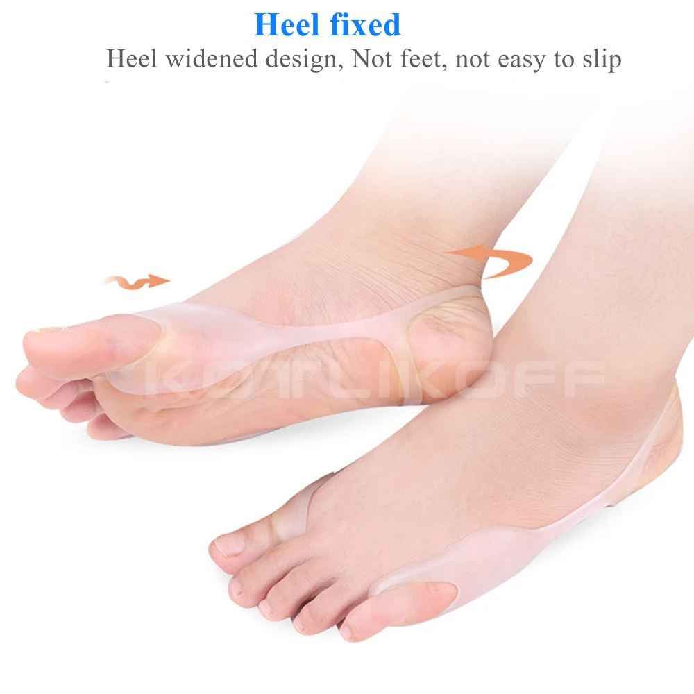 Силиконовые стельки Hallux вальгус палец ноги разделитель для коррекции набор стопы снимает коррекция носка колодки обуви аксессуары эластичные дышащие