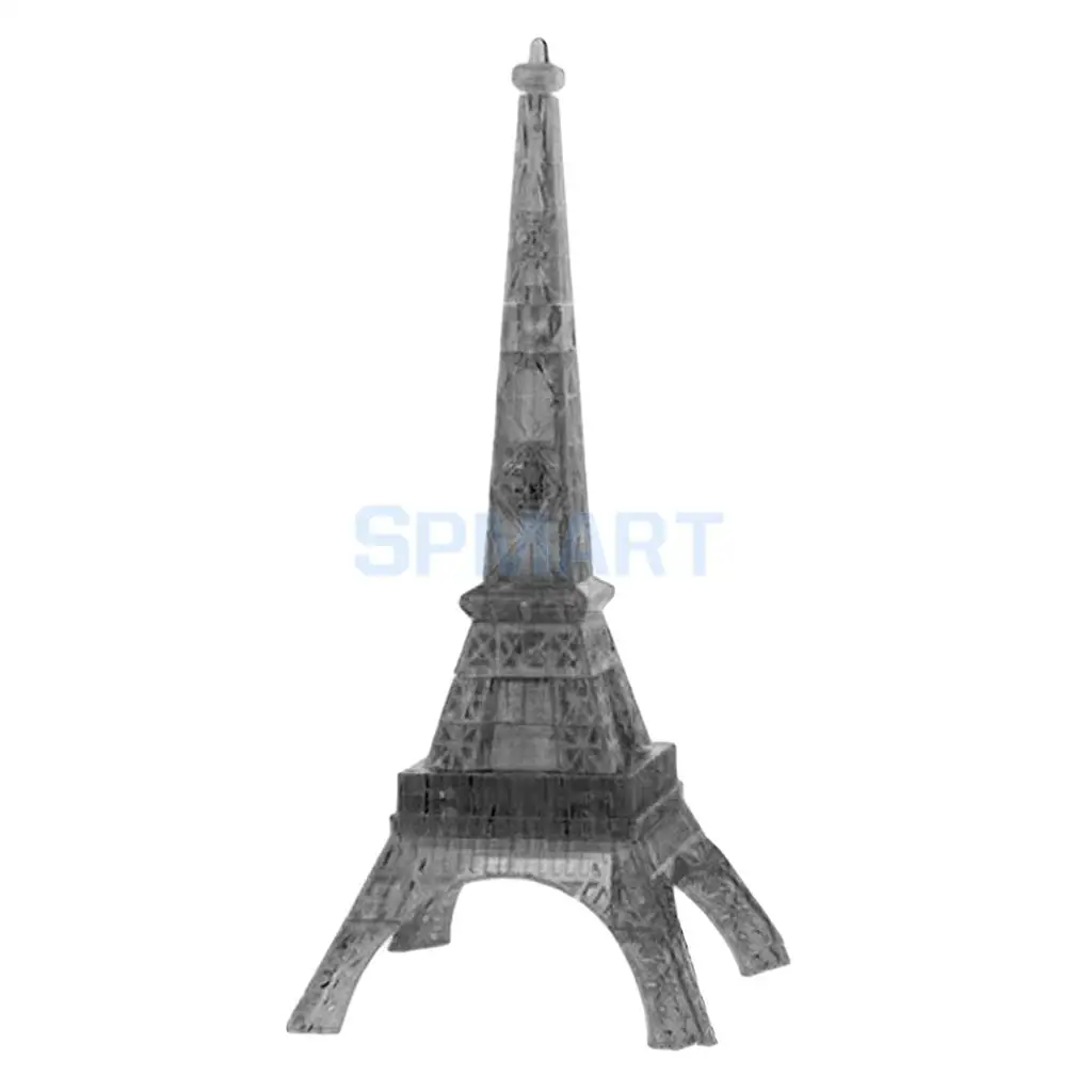 DIY 3D Crystal Puzzles Jigsaw Puzzles Tower/ Dolphin/ High Heel Shoes Model