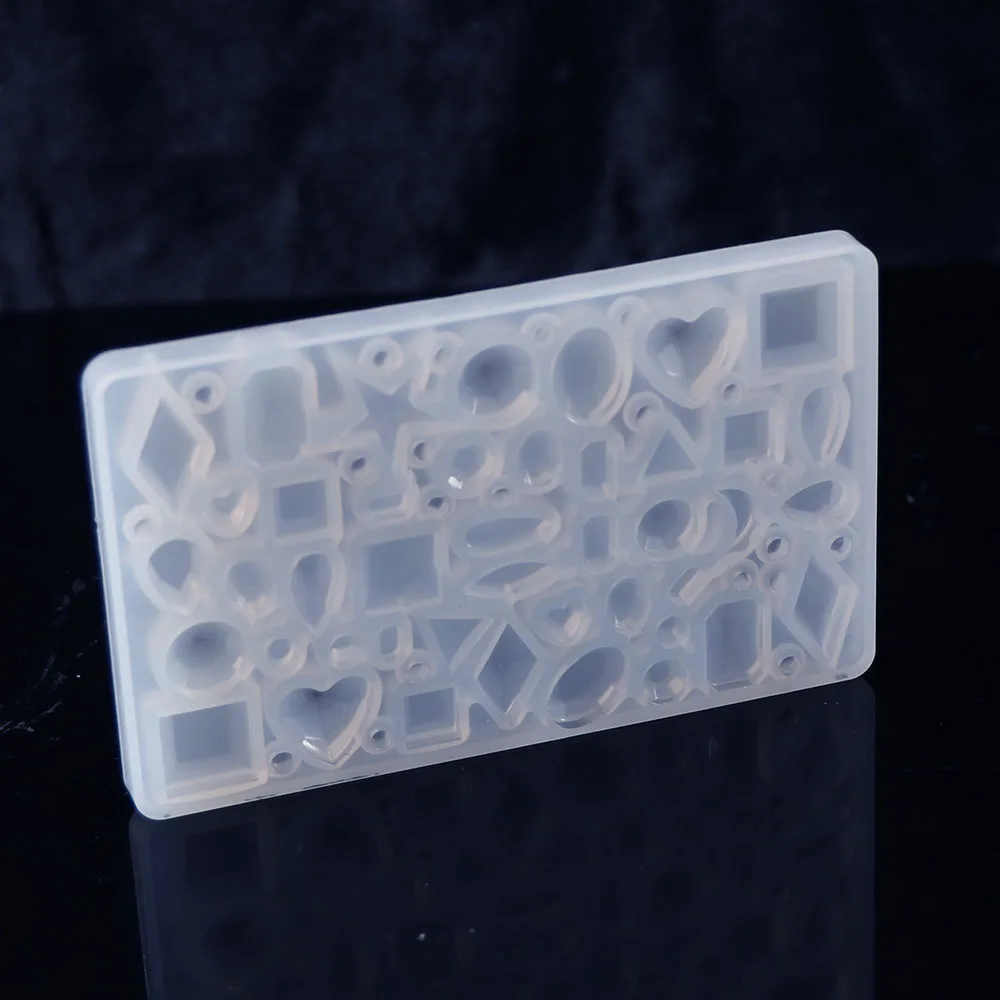

Geometry Water Drops Moon Semicircle Five Star Pendant Mould Silicone Mold For Resin Forms Crystal Diamond Pendant Jewelry