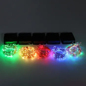 

5M 50Lights Solar LED Copper Wire String Light Home Outdoor Solar Powered Copper Wire Light String Fairy Party Decor#5