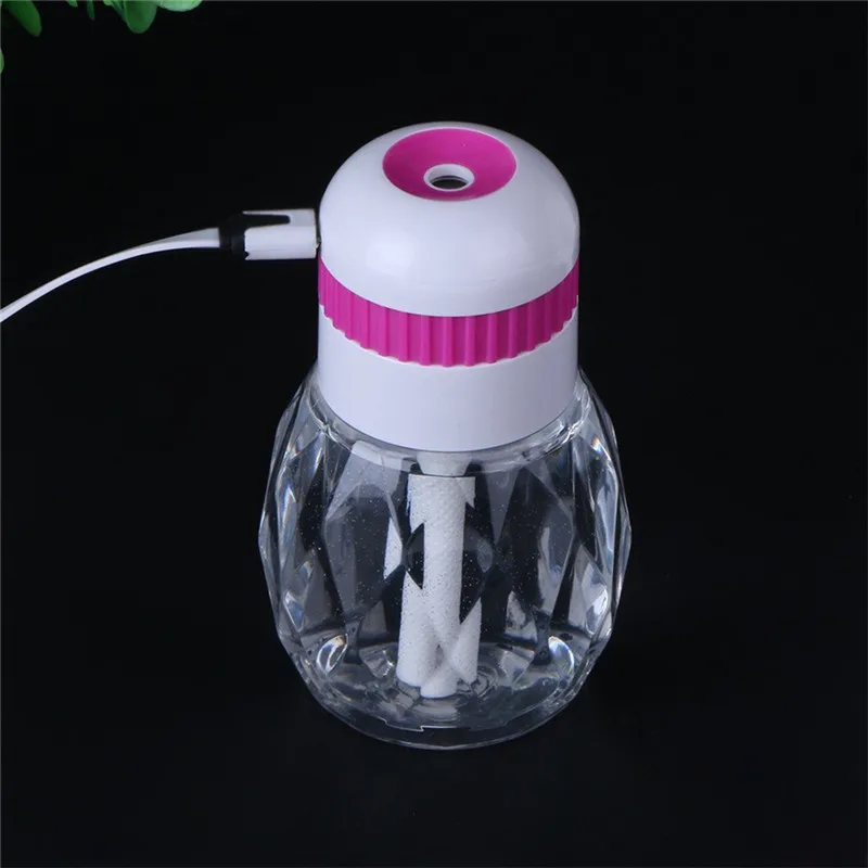 

Purple 230ml Ultrasonic Humidifier Aroma Essential Oil Diffuser Mist Humidifier aromatherapy diffuser With 6 Color LED