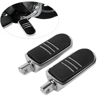 

Chrome StreamLiner Styled Footpeg Foot pegs For Harley Dyna Heritage Softail Fatboy FLST Touring Electra Street Glide Road King