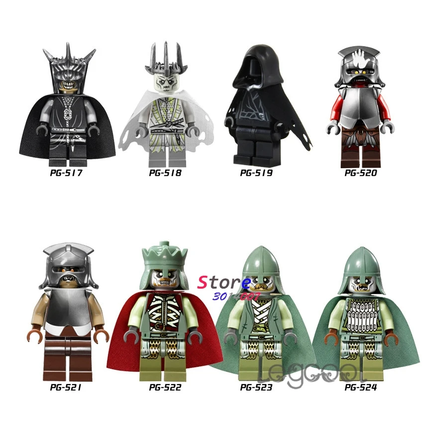Lord Of The Rings Hobbit Mini Figures Sauron,Witch King,Wraith Use With lego