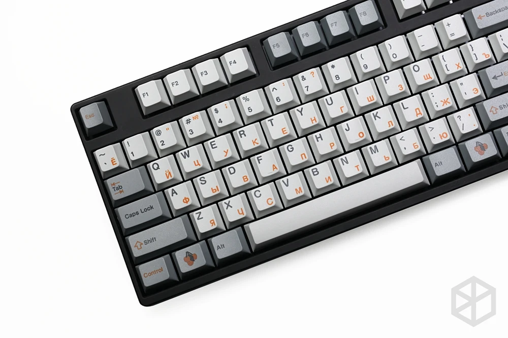 Русский корень письмо вишня профиль краситель Sub Keycap набор толстый PBT для