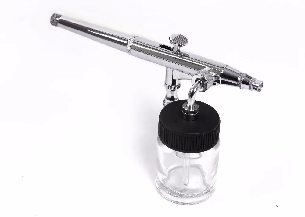 Dual Action Airbrush Kit 0.2mm/0.3mm/0.5mm Needle Aerograph Spray Art