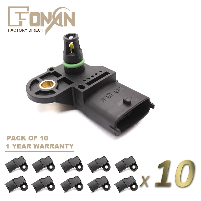

Wholesale 3 Bar Boost MAP Sensor For Opel Vauxhall Astra G H Signum Vectra C Zafira 1.3 1.9 Cdti 73503657 0281002845 0281002437
