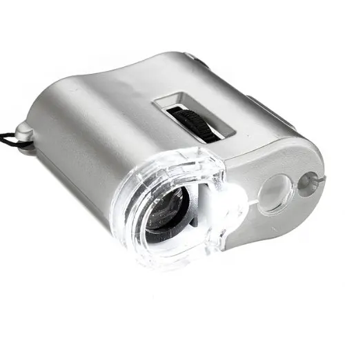 

PROMOTION!Microscope with LED illuminating X 60 new jewelry 60 x Magnifier watchmaker ticket