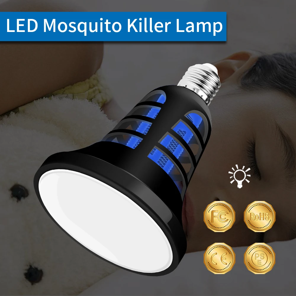 

E27 LED Elektrik Mosquito killer Lamp 220V Lamparas LED 5V USB Outdoor Bug zapper Insect Night Light 110V Home Fly Trap UV Lamp