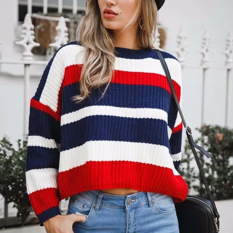 Черно Красный Свитер В Полоску Купить