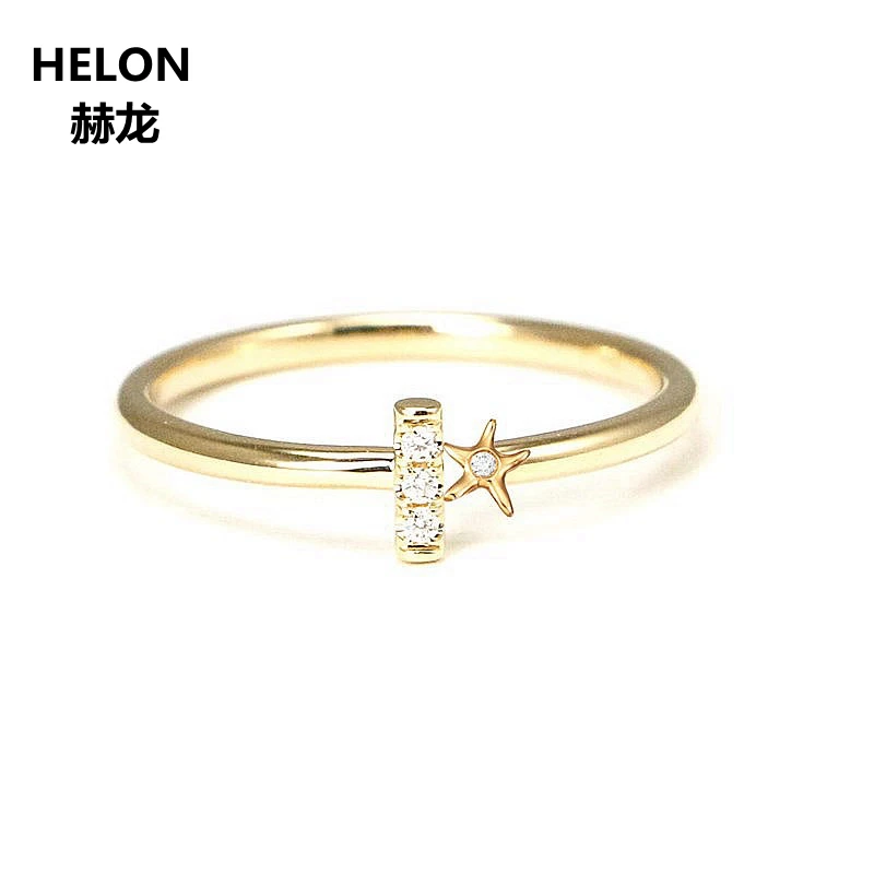 

Solid 14k Yellow Gold Natural Diamonds Engagement Ring Anniversary Wedding Band Fine Jewelry