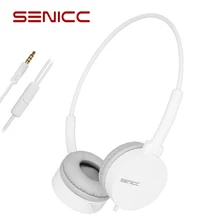 SENICC iC2 аудио Мобильный Over-Ear наушники с микрофоном для мобильного MP3 ноутбука