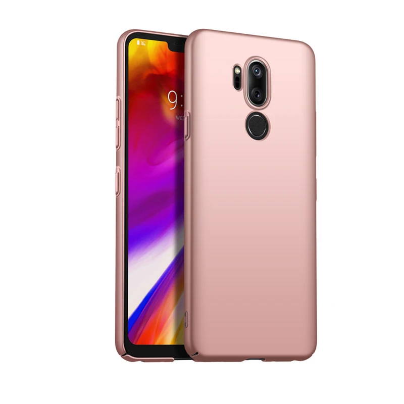 Для LG G7 чехол ThinQ ультра тонкий жесткий чехол из поликарбоната для LG G710 высококачественный чехол s для G7 ThinQ чехол для телефона черный синий золотой красный