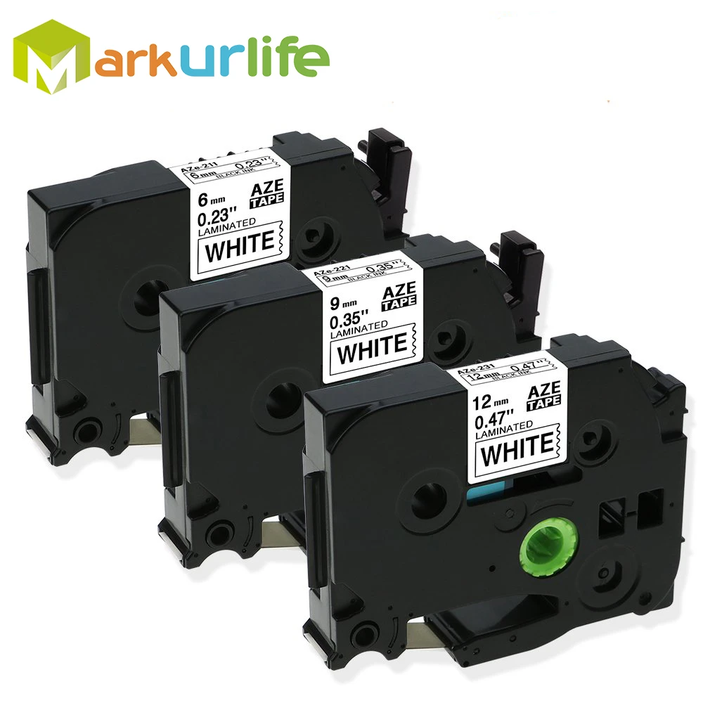 Compatible For Brother P Touch Label Tape Tze 231 Tze 221 Tze 211 P Touch Tz Tze Label Maker Tape For Pt P710bt Pt D210 Pt H110 - Ptouch label maker tape