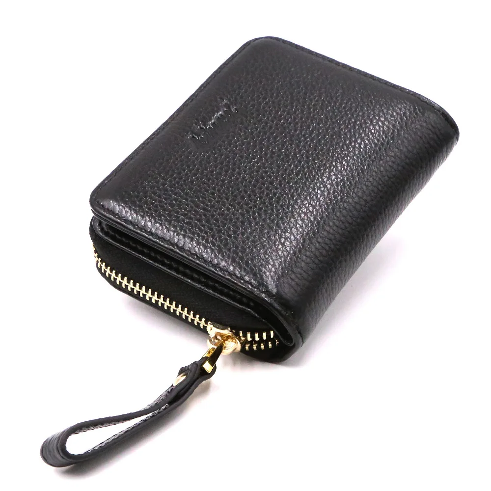 Аккордеон Wallet RFID кожаный бумажник карты для Для женщин держатель кредитной чехол