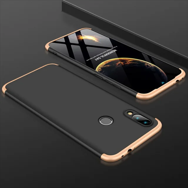 3 in 1 full Protective Case For Xiaomi Redmi Note 7 Case Full Body case