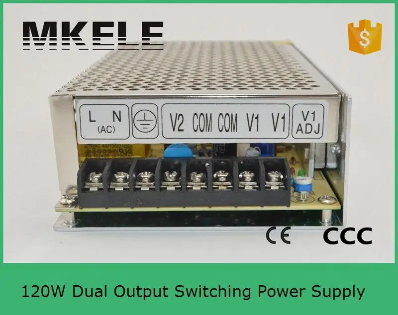 

Customized high quality dual Output Switching power supply 120W 5V 12A 12V 5A ac to dc power supply ac dc converter D-120A