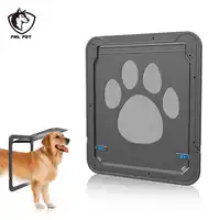 FML Magnetic Automatic Locking Pet Screen Door Large Dog Gate Pet Door for Screens Cat Door Indoor/Outdoor