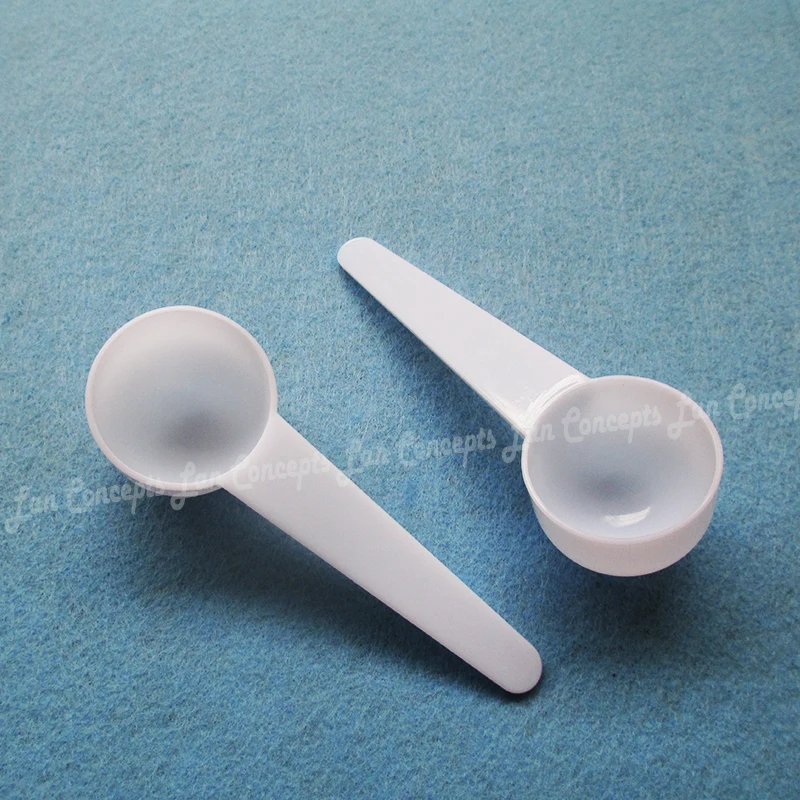 10g 20ml plastic measuring scoop small PP spoon white 7