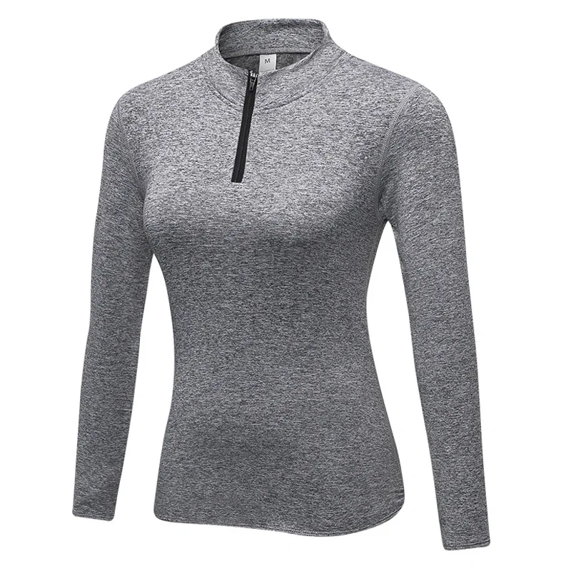 Женская спортивная куртка JINXIUSHIRT на молнии с длинным рукавом для занятий йогой и