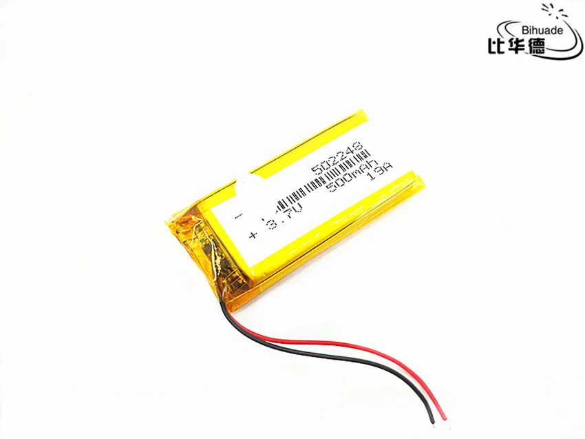 Литий полимерный аккумулятор 502248 502050 500 мА · ч 3 7 в Bluetooth гарнитура цифровые