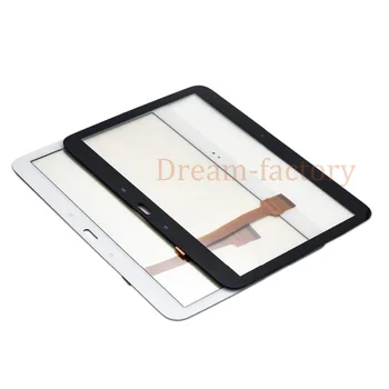 

30pcs DHL For Samsung Galaxy Tab 4 10.1 LTE T530 T531 T535 Touch Screen Digitizer Sensor Glass Lens Panel with Adhesive