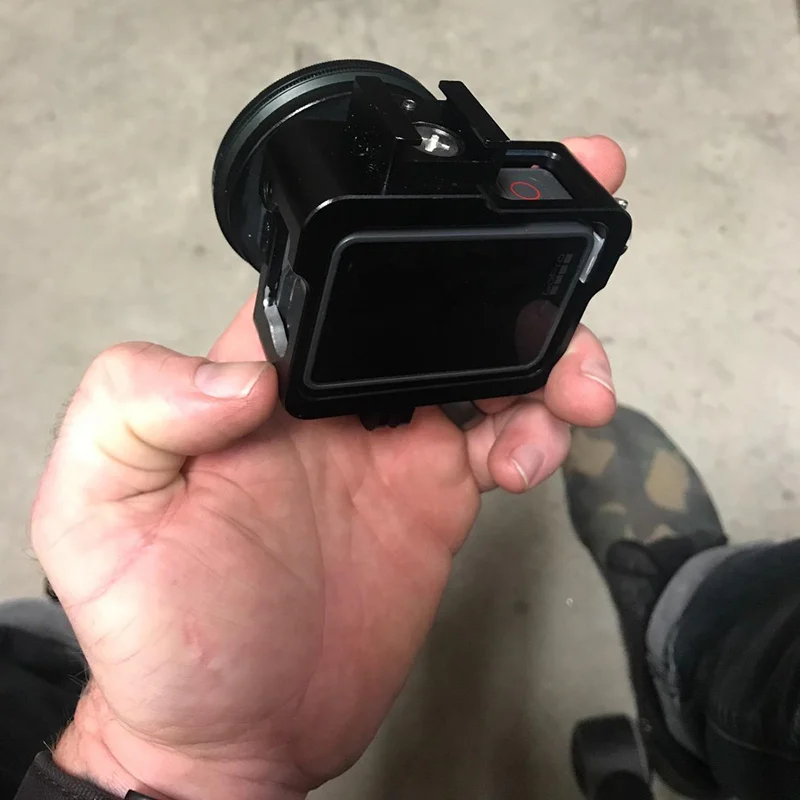 SHOOT(черный) 52 м УФ-фильтр с для GoPro алюминиевый корпус с ЧПУ рамка для GoPro Hero 5 Чехол