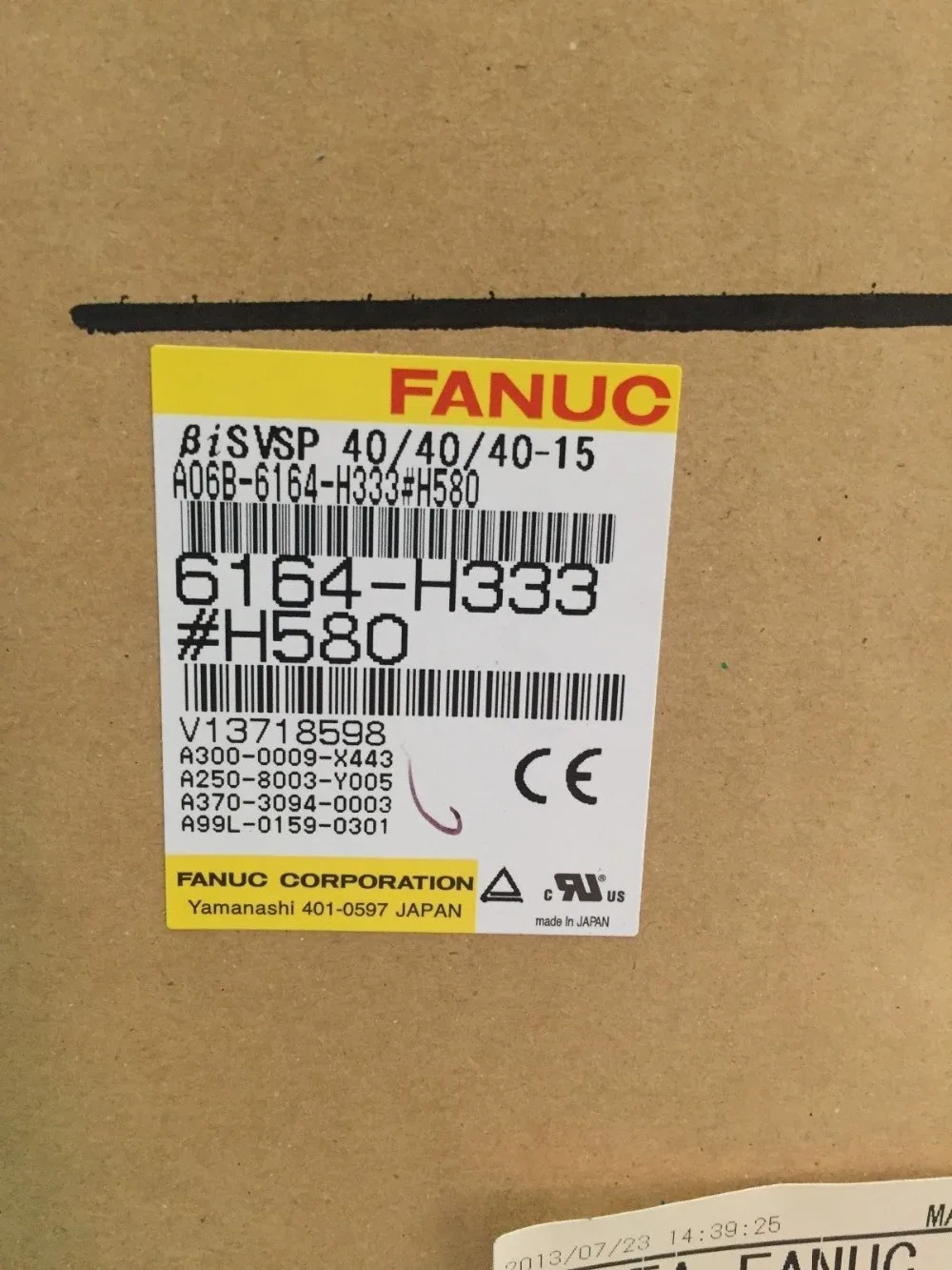 FANUC драйвер сервопривод A06B-6164-H333 усилитель ЧПУ контроллер