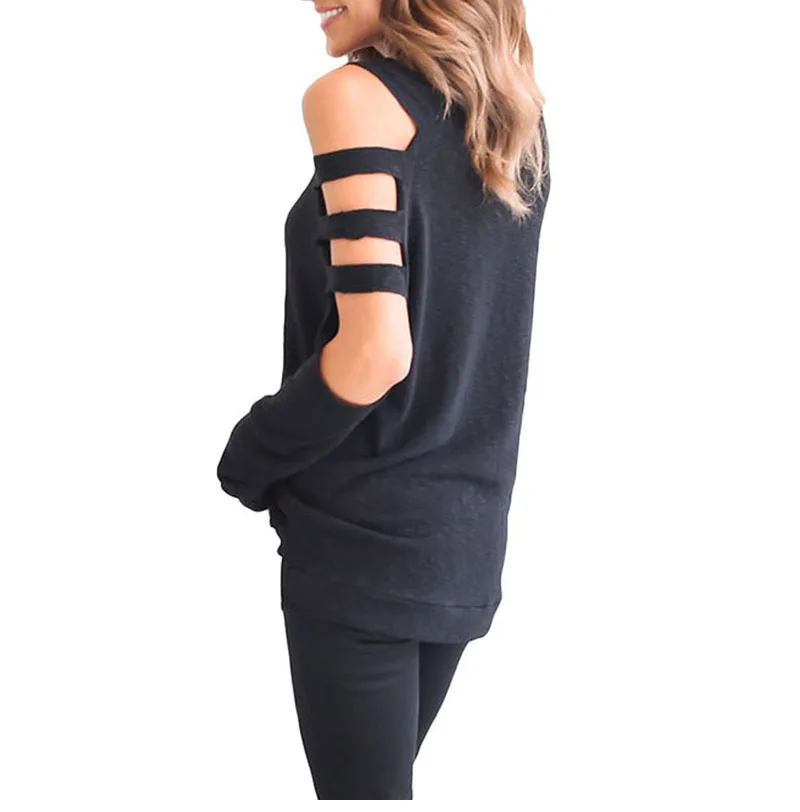 Black-Cold-Shoulder-Hollow-Out-Long-Sleeve-Top-LC25991-2-3