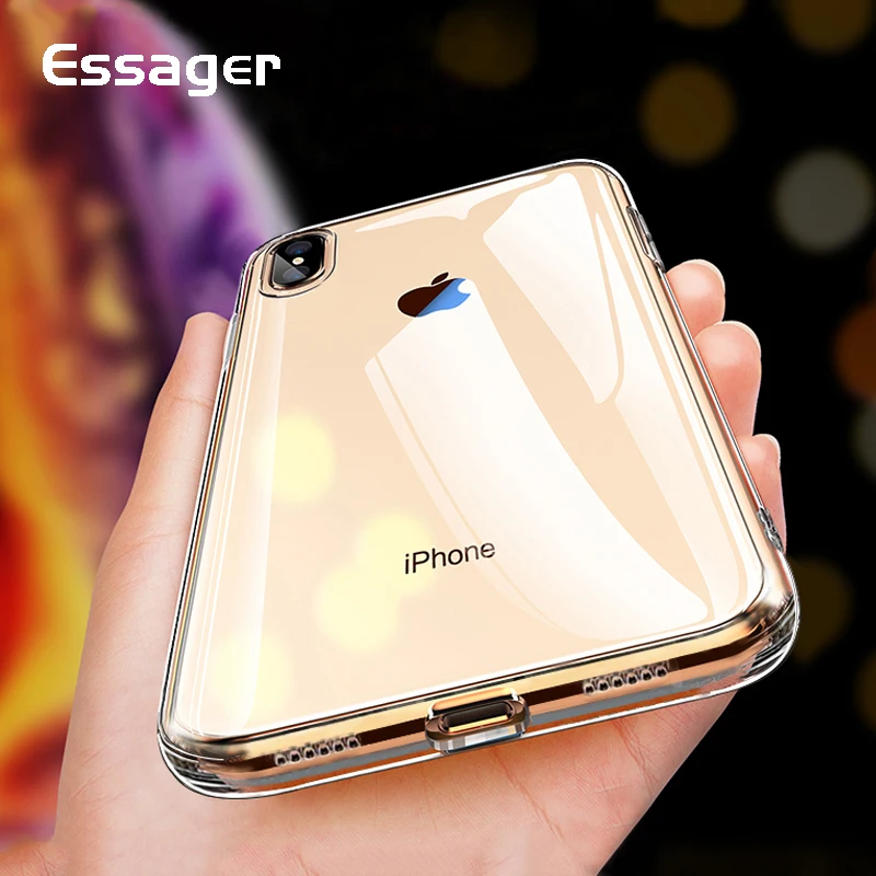 

Essager Silicone Phone Case For iPhone XS Max XR X 8 7 6 6S S Plus 5 5S Ultra Thin Clear Cover Case For iPhone 8Plus 7Plus Coque