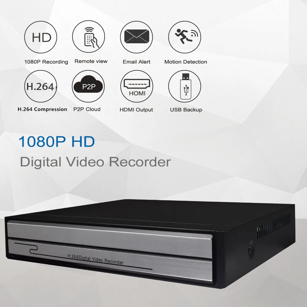 Хранитель 4CH/8CH NVR POE 1080P 2MP CCTV NVR 48V PoE для H.264 IP камера P2P ONVIF 2MP сетевой видеорегистратор