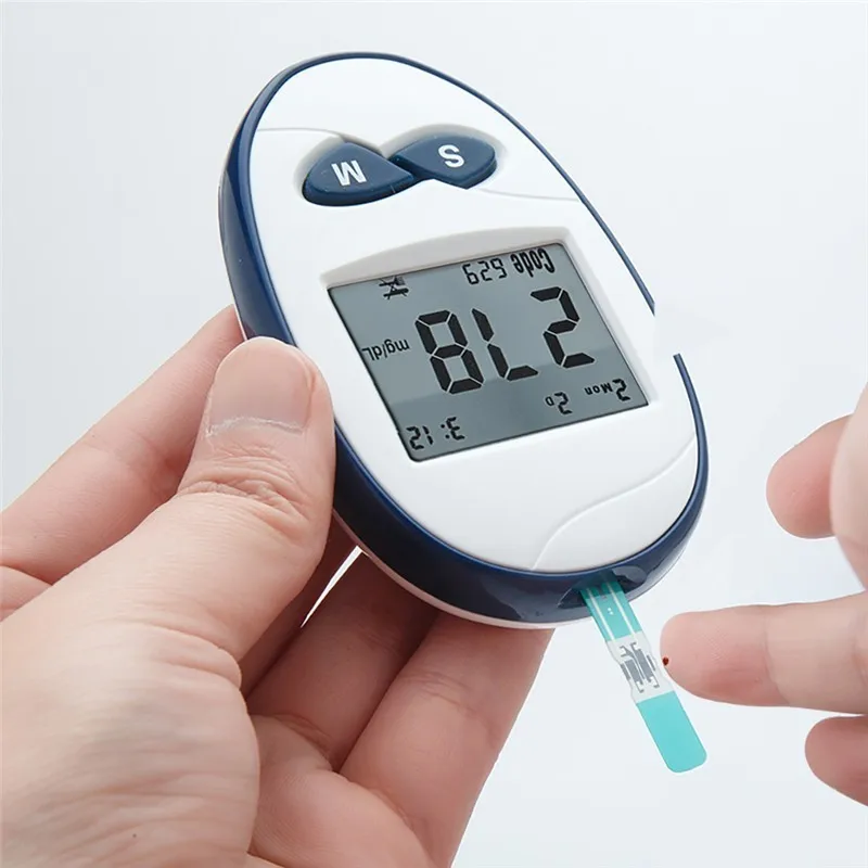 YONGNUO GLM-76 GLS-76 глюкометр тест-полоски для сахара в крови диабет+ Бесплатные ланцеты для измерения уровня глюкозы в крови уход за здоровьем