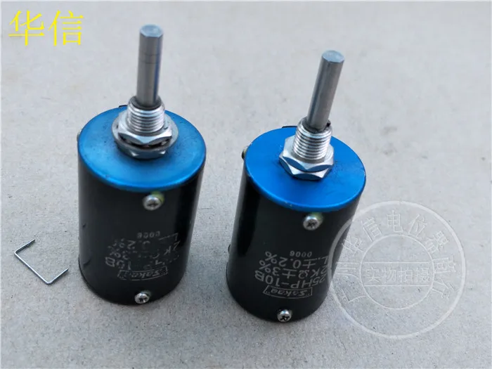 Б/у Sakae 25HP-10B 1K 2K 5K 200K многооборотный вал потенциометра с проволочной обмоткой 25 мм