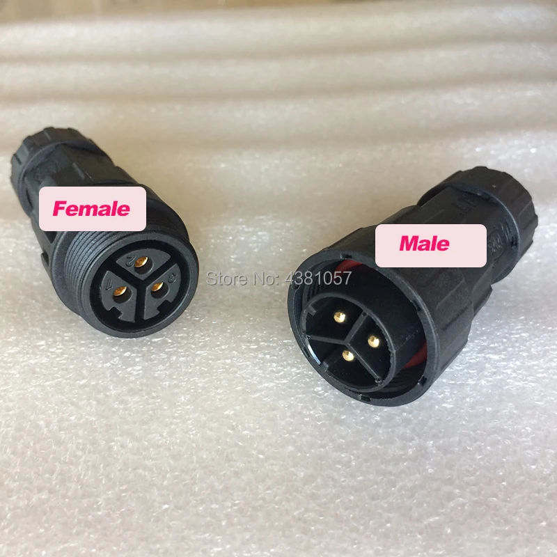 

Male or Female Connector for WVC1200 WVC600 Grid Tie Inverter Power Cable