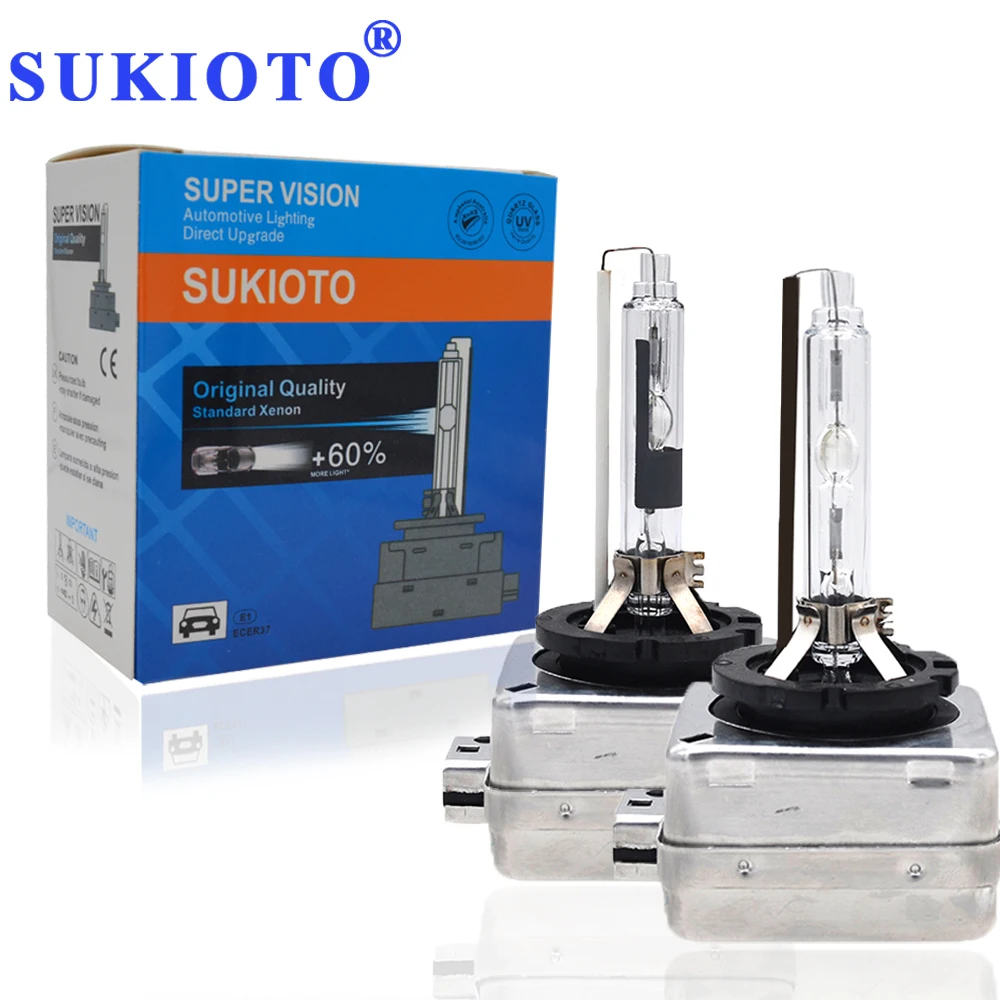 SUKIOTO AC Xenon D1S D1R xenon 35W hid bulb D1S D2S D3S D4S HID lamps D2R D3R D4R Car Headlight Lamp replacement 4300K-8000K SUKIOTO AC Xenon D1S D1R xenon 35W hid bulb D1S D2S D3S D4S HID lamps D2R D3R D4R Car Headlight Lamp replacement 4300K-8000K