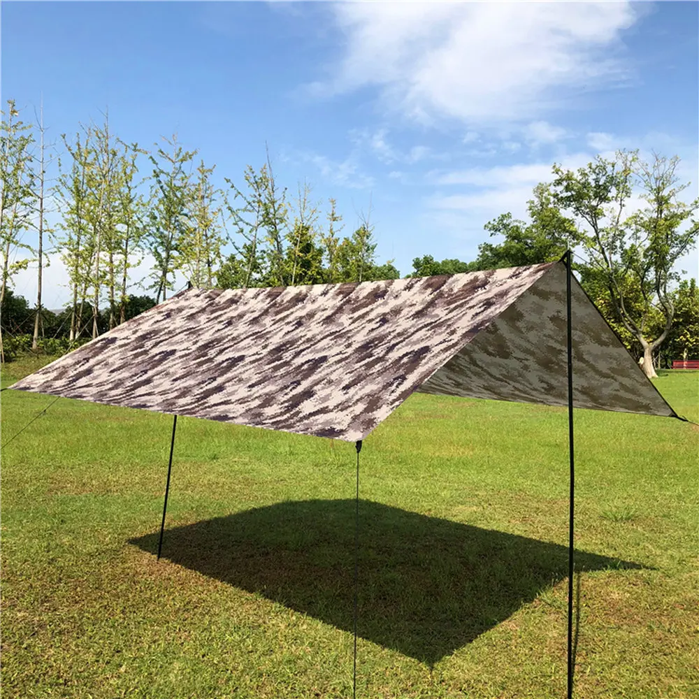 WJ Outdoor 4X3M Camping Tarp Sun shelter UV Clothing Rainproof Camouflage Digital Desert Flysheet