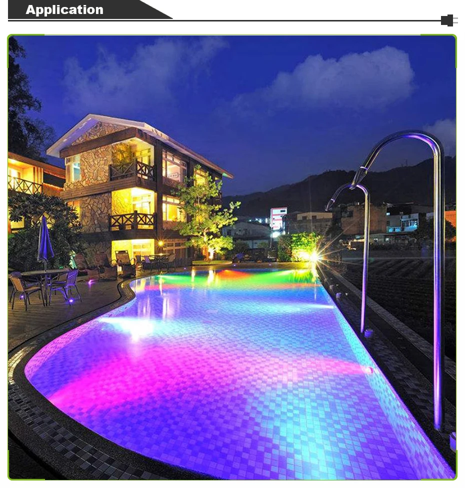 Conduziu a Luz Conduziu a Luz da Piscina ao ar Luzes da Lagoa ce da Piscina Rgb Ip68 18led da Piscina ao ar Livre Iluminação Subaquática Led Rohs Par56 54 w 12 v 16 v rgb ip68 18led conduziu a luz