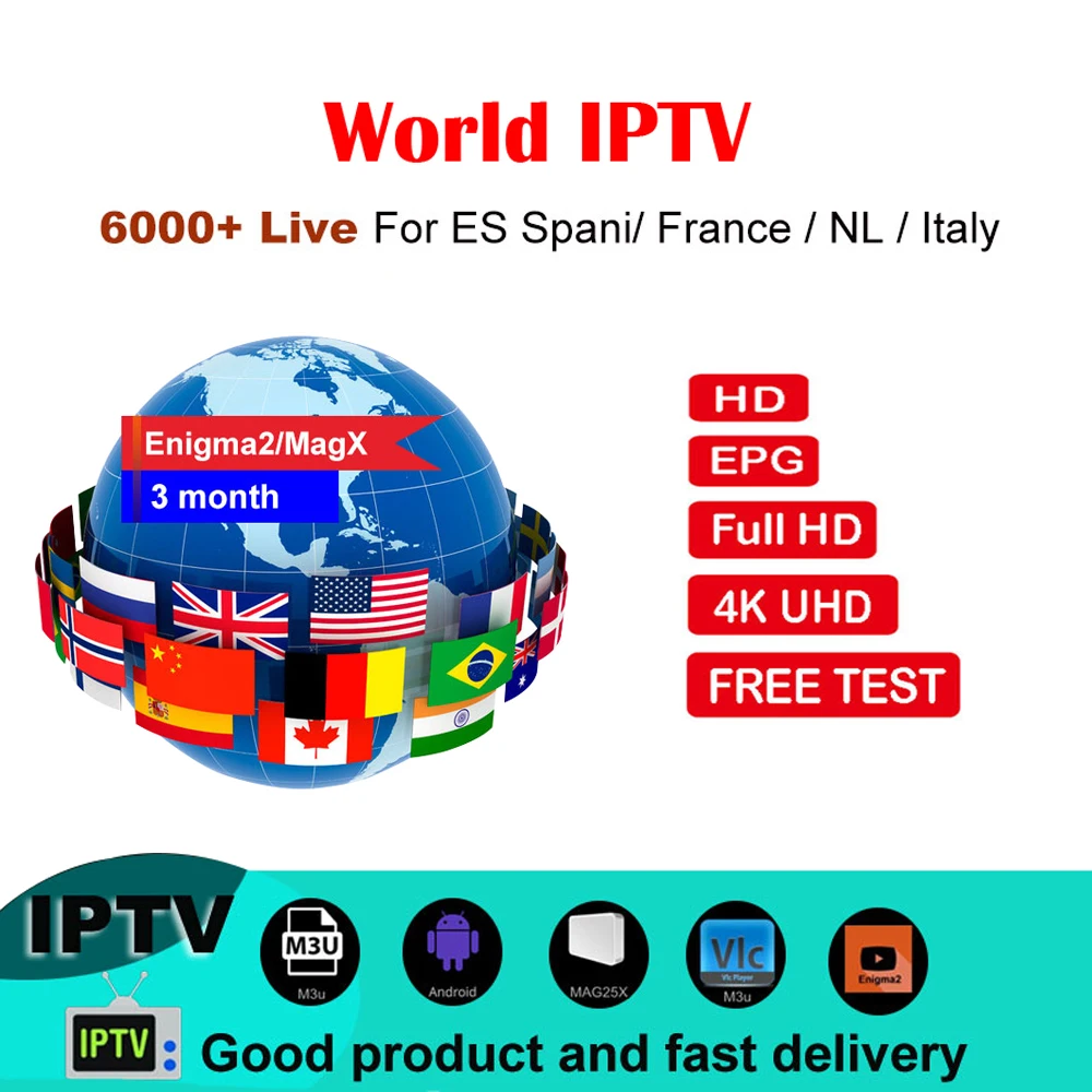 

iptv subscription UK USA Italy French Spain Sweden iptv 6000+live for android tv box x96 mini smart ip tv box m3u mag