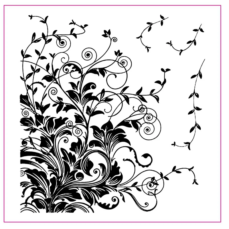 

2019 Curve Cirrus Transparent Clear Silicone Stamp/Seal for DIY Scrapbooking/Photo Album Decorative Paper Card Making Template