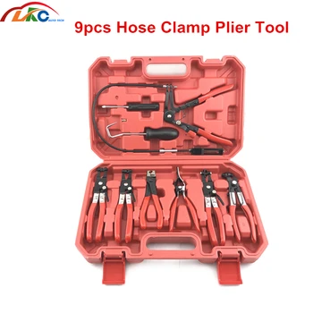 

DHL 9pcs One Set Hose Clamp Auto Hand Tool Hose Clamp Plier Cooling System Set Hose Clamp Plier Flexible Hose Clamp Plier Tool