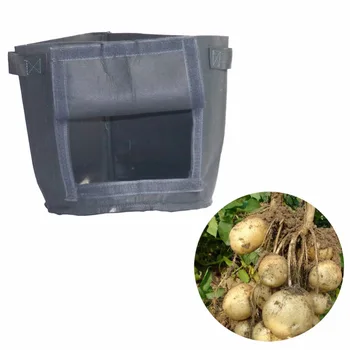 

2 pcs cropping fabric plant bag cultivated pots Potato Vegetables Flowers Cultivation Planting bags Home Garden Farm fitting