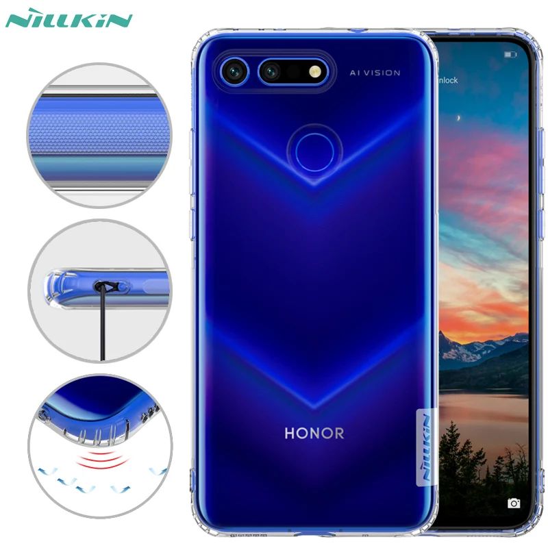 

for Huawei honor view 20 case Nillkin nature Transparent Clear Soft silicon TPU Protector case cover for honor view 20 5.84"
