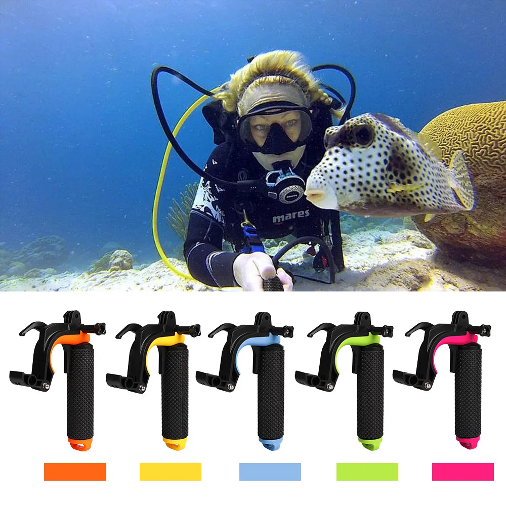 

For GoPro Waterproof Shutter Trigger Floating Selfie Stick Underwater Grip Handle For Xiaoyi For SARGO Diving Buoyancy Stick