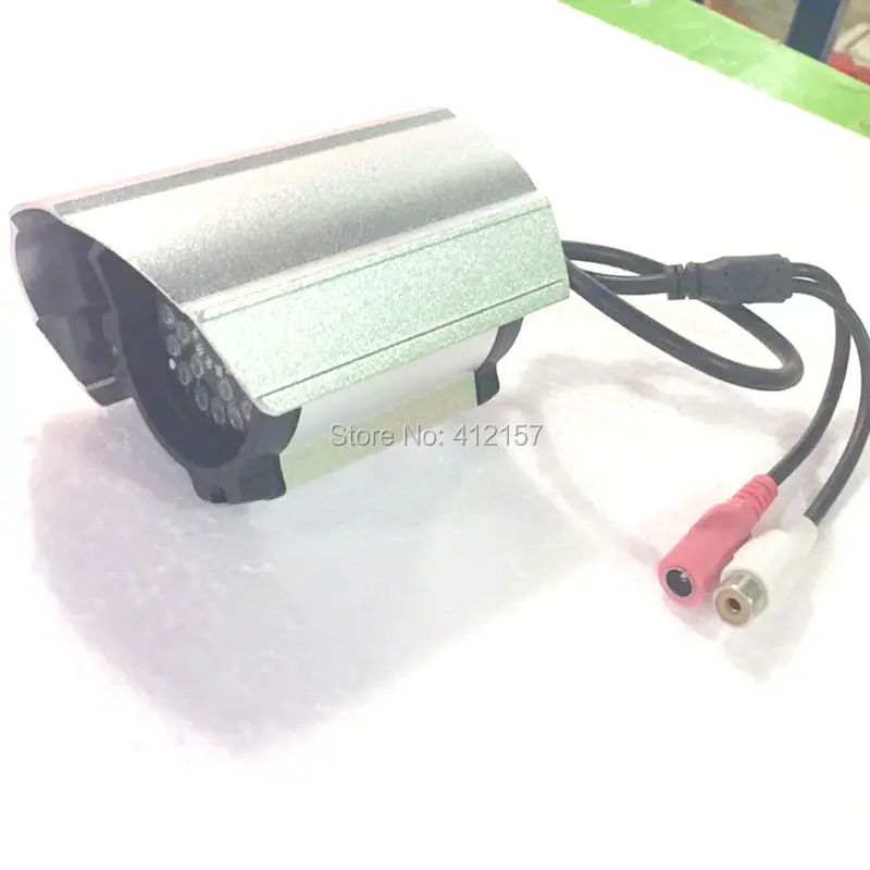  CCTV di Sorveglianza Esterna Impermeabile In Metallo Full HD Monitoraggio Audio del Microfono del M