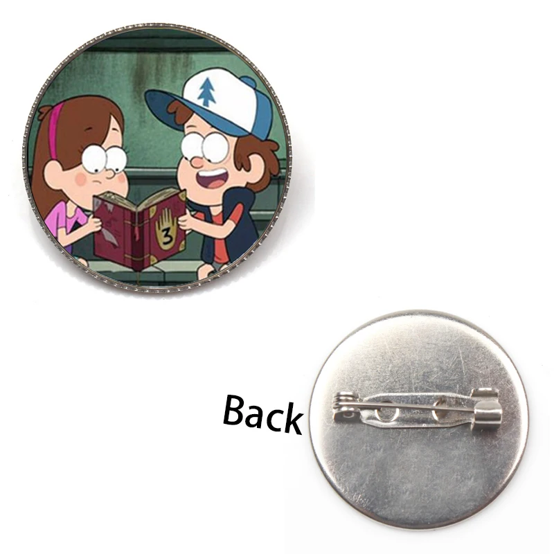 

2019 cute steampunk cosplay fashion Gravity Falls Mysteries BILL CIPHER WHEEL brooch pig moble ladies fashion jewelry toys gifts