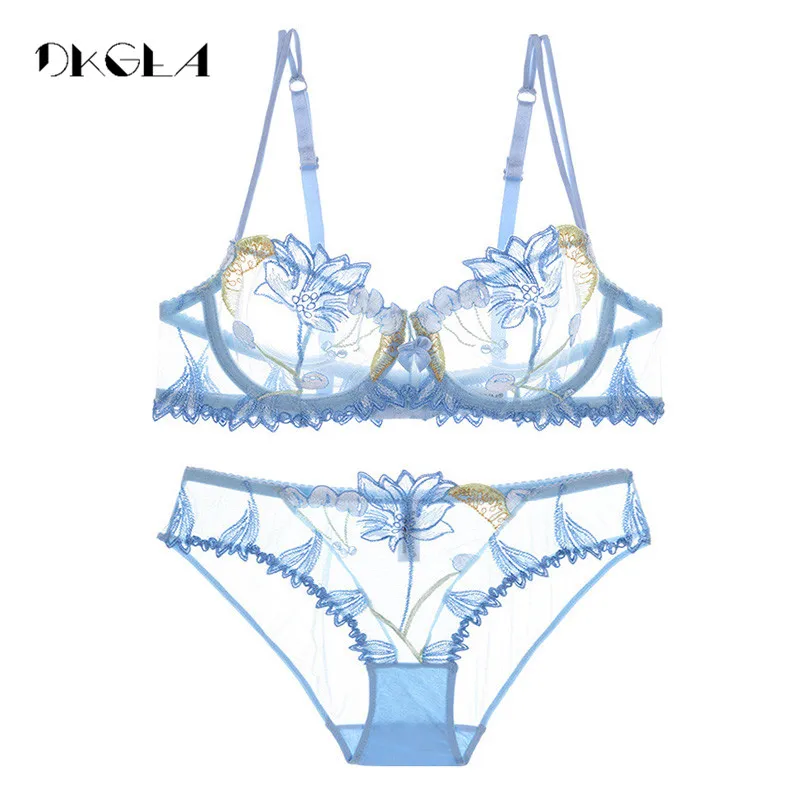 blue lingerie set