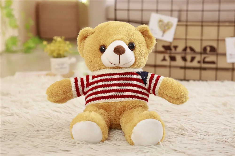 Babynew toys 35 см милый Мишка Тедди мягкая милая плюшевая кукла медведь животное кукла игрушка чучело-игрушка медвежонок детская игрушка подарок на день рождения