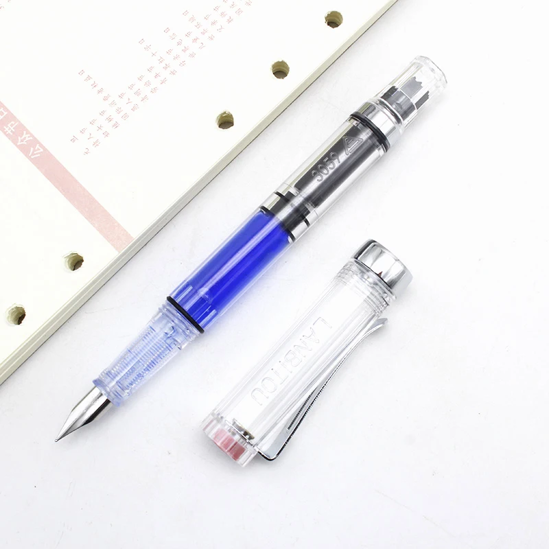 water Slovenië risico Lanbitou 3059 Fountain Pen - 3059 Transparent Fountain Pen Nib Ink Office  School - Aliexpress