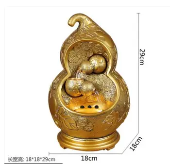 

Flowing gold gourd flow fountain moved to move into the treasure gift