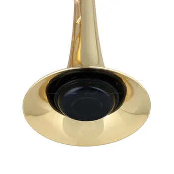 

Yibuy Lightweight Mini Trumpet Straight Practice Cup Mute Silencer Jazz Beginner Black